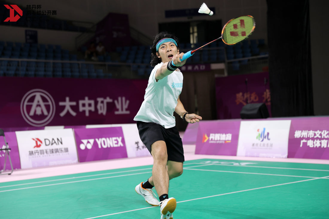 Fire Breathing badminton racket in Lin Dan Cup 2024