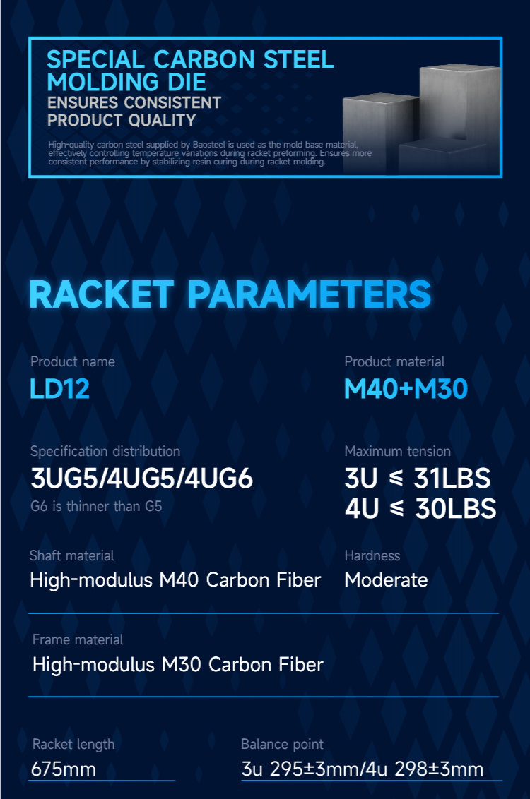 Ogkils LD12 Badminton Racket