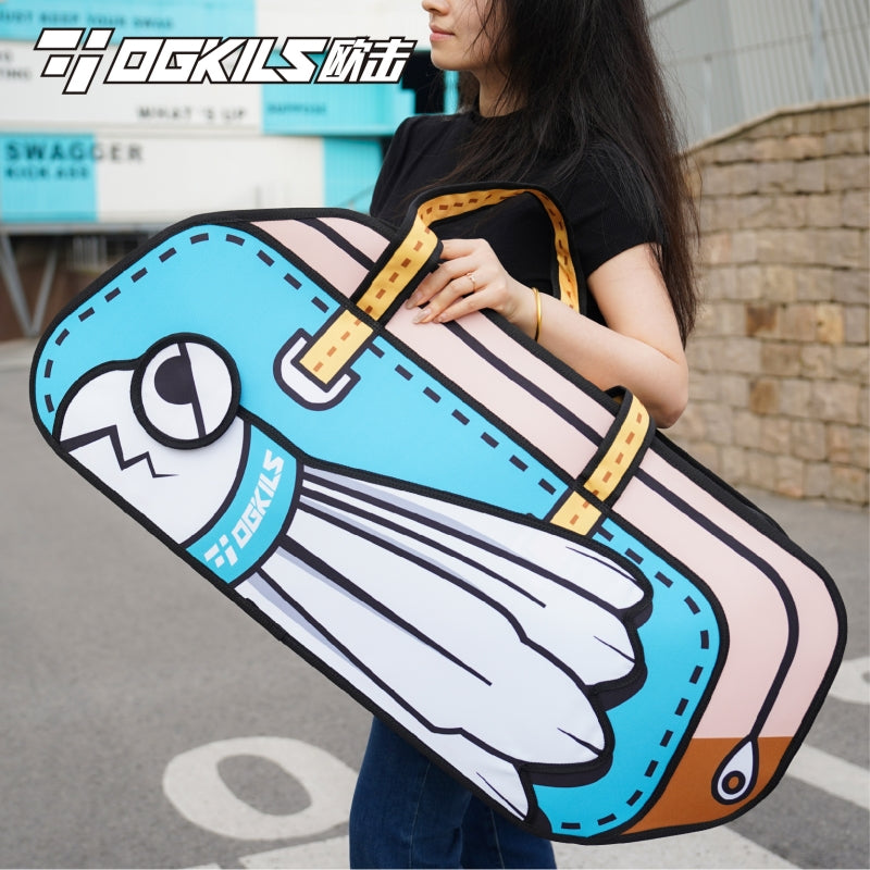 3D Eye-catching Bag (Super Eye-catching Rectangular Bag for 8 Rackets)