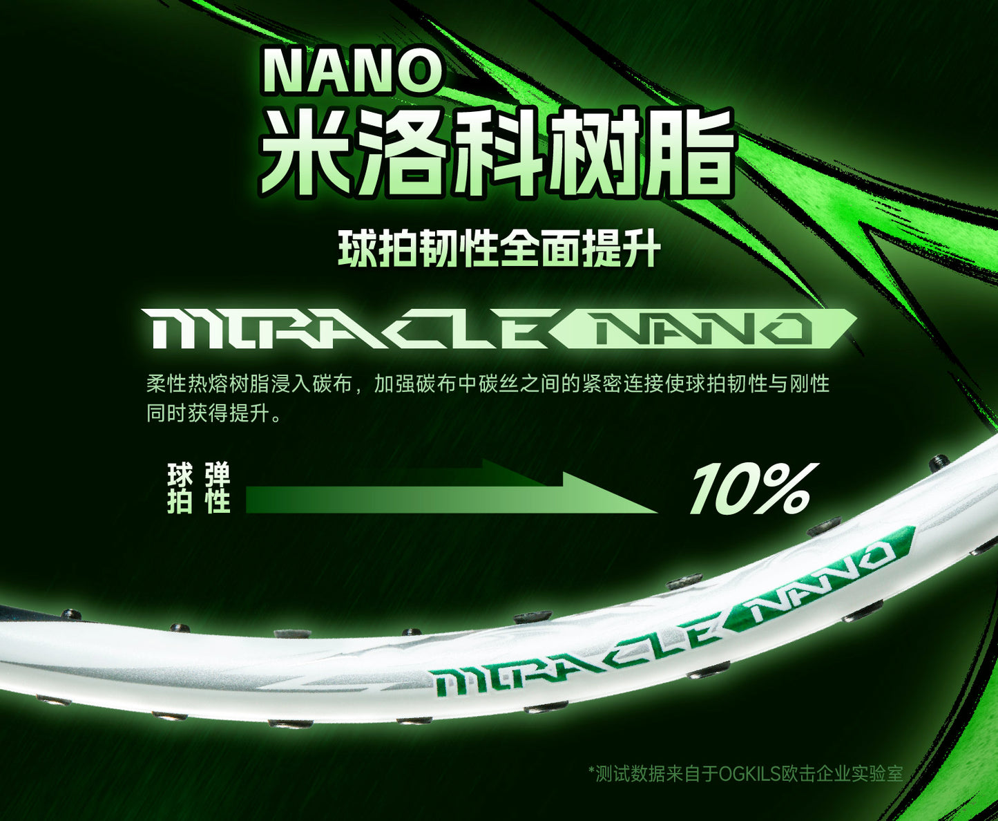 Ogkils Wind Breathing Badminton Racket