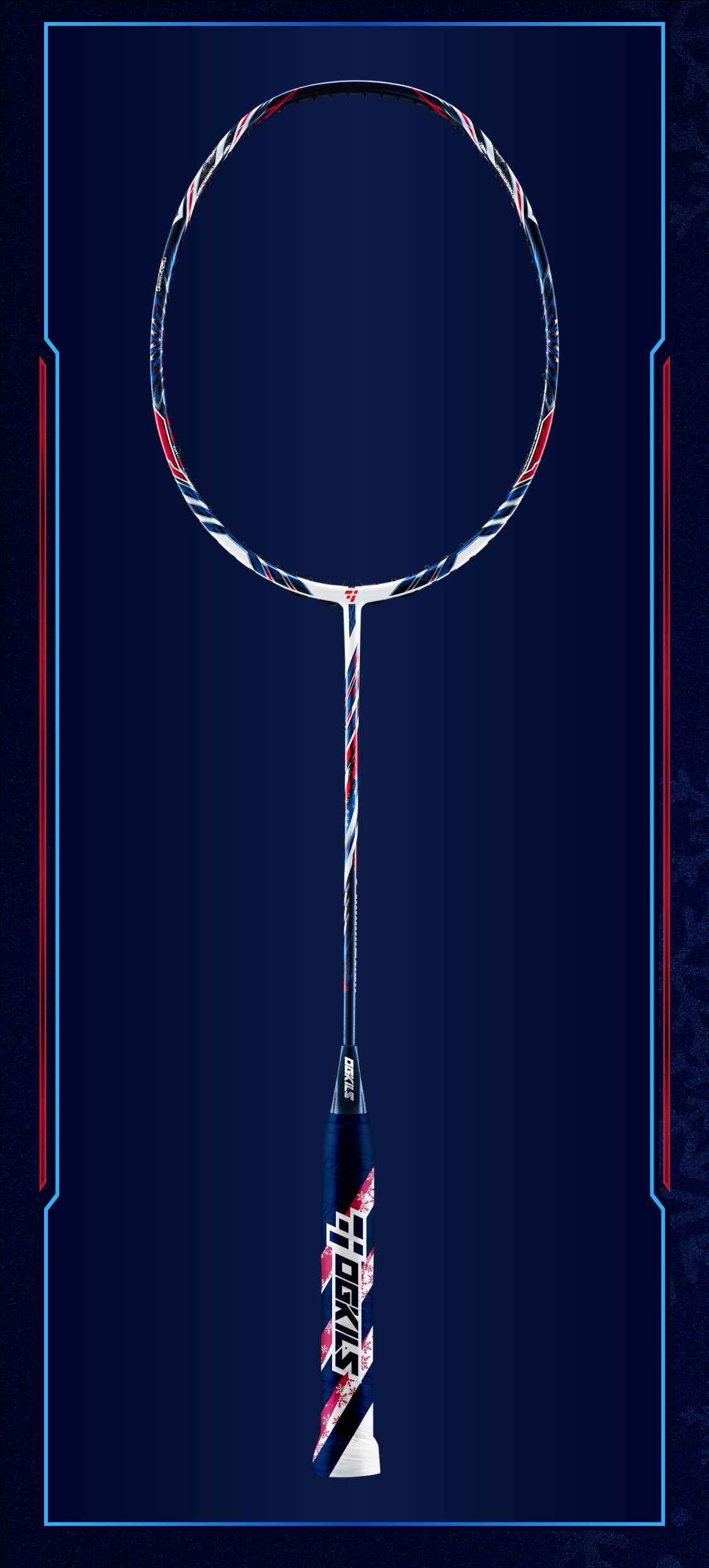 OGKILS Annihilation badminton racket, stiff head-heavy 4U attack racket