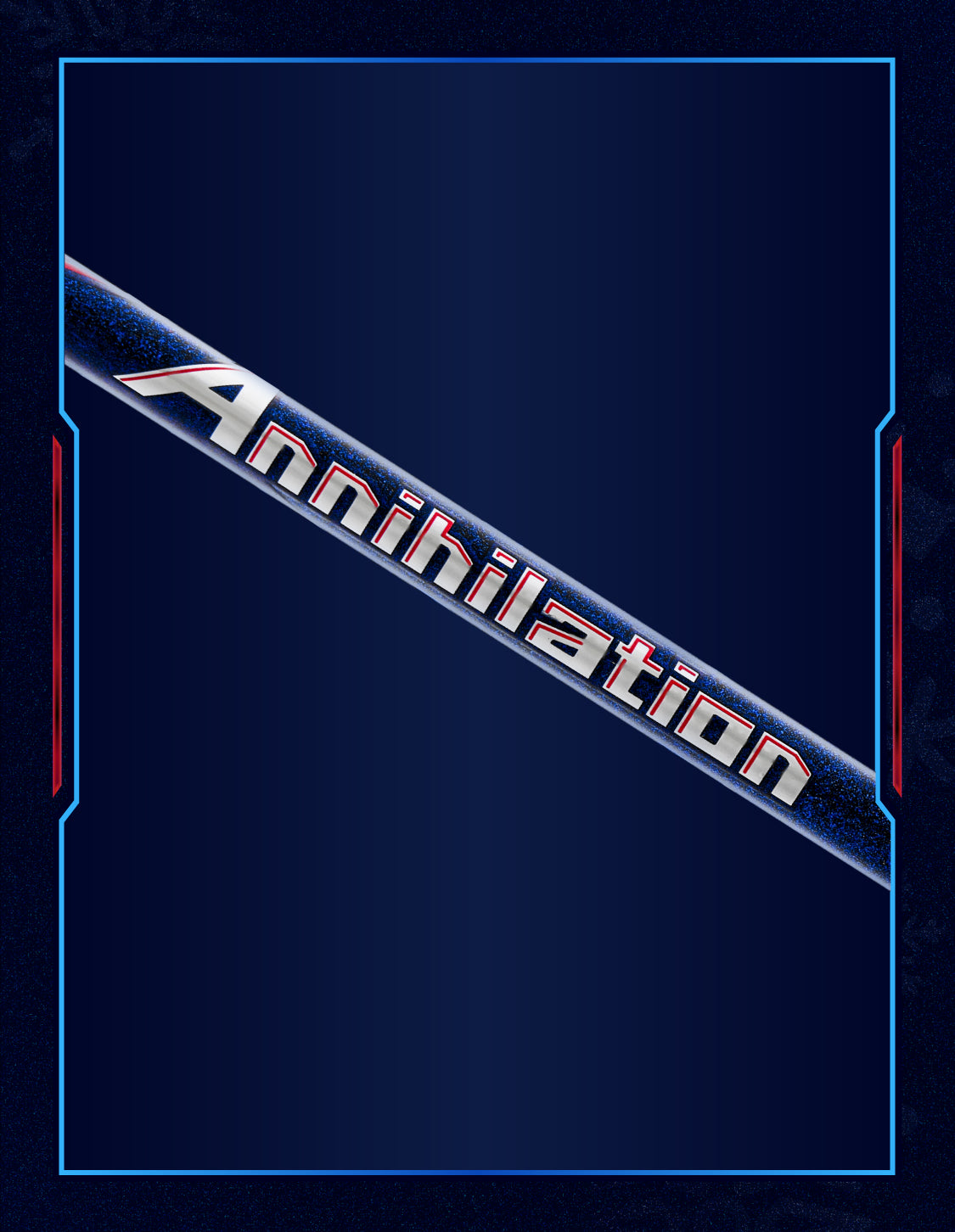 OGKILS Annihilation badminton racket, stiff head-heavy 4U attack racket