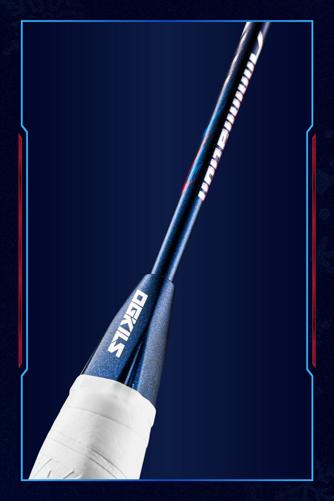 OGKILS Annihilation badminton racket, stiff head-heavy 4U attack racket