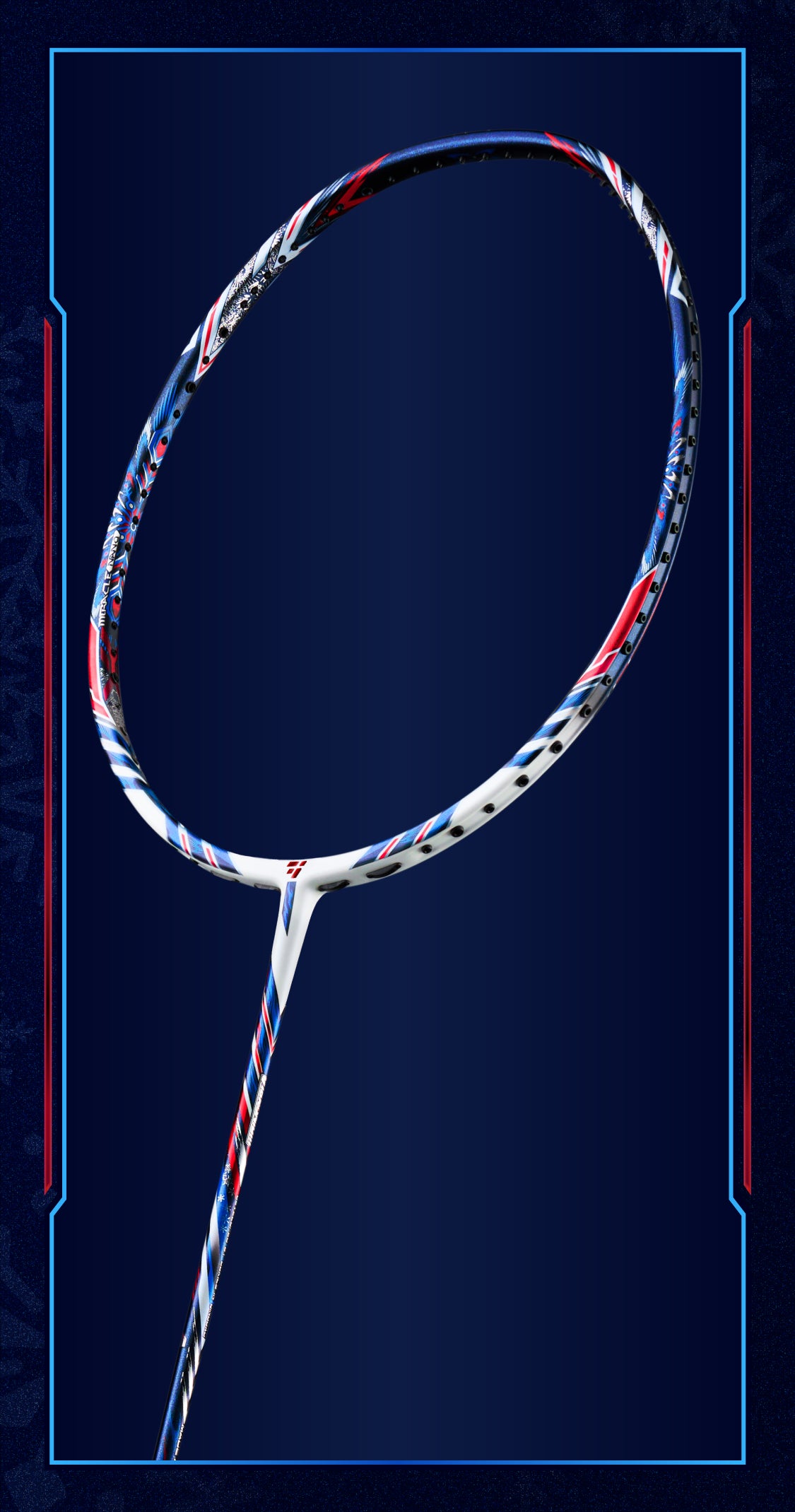OGKILS Annihilation badminton racket, stiff head-heavy 4U attack racket