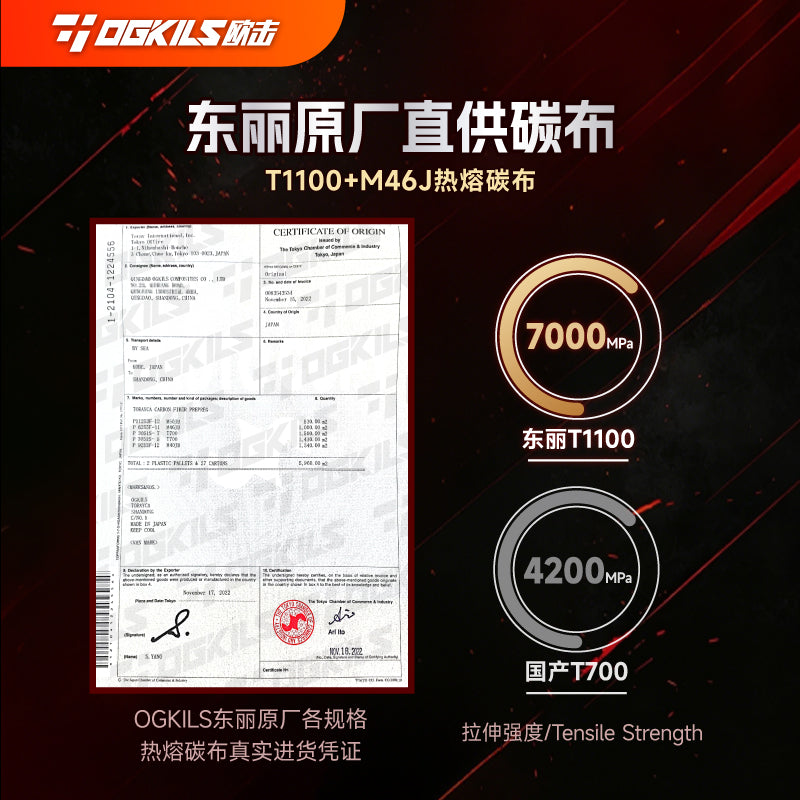 OGKILS LD88D Pro badminton racket, head-heavy 4U attack racket