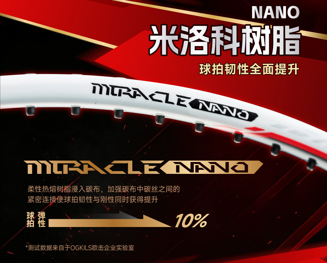 OGKILS LD88D Pro badminton racket, head-heavy 4U attack racket